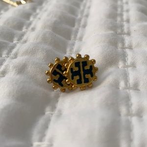 Tory Burch blue studs